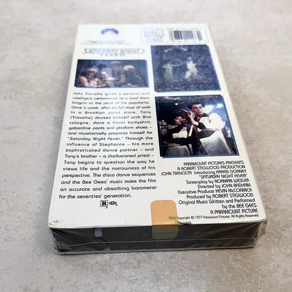 Saturday Night Fever VHS (1977) Paramount John Travolta Brand NEW & Sealed - Picture 5 of 8